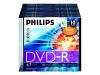 Philips DM4S6S10F - 10 x DVD-R - 4.7 GB ( 120min ) 16x - slim jewel case - storage media