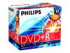 Philips DR4S6J10C - 10 x DVD+R - 4.7 GB ( 120min ) 16x - jewel case - storage media