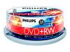 Philips DW4S4B25F - 25 x DVD+RW - 4.7 GB ( 120min ) 1x - 4x - spindle - storage media