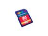 Transcend - Flash memory card - 4 GB - Class 2 - SDHC