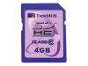 TwinMOS - Flash memory card - 4 GB - Class 6 - SDHC