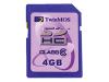 TwinMOS - Flash memory card - 4 GB - Class 6 - SDHC