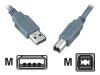 AESP Signamax - USB cable - 4 PIN USB Type A (M) - 4 PIN USB Type B (M) - 5 m ( USB / Hi-Speed USB ) - grey