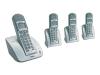 Philips CD1354S - Cordless phone w/ call waiting caller ID & answering system - DECT\GAP + 3 additional handset(s)