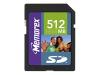 Memorex TravelCard - Flash memory card - 512 MB - SD Memory Card