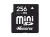 Memorex TravelCard - Flash memory card - 256 MB - miniSD