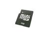 Transcend - Flash memory card ( SD adapter included ) - 1 GB - 45x - miniSD