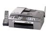 Brother MFC 845CW - Multifunction ( fax / copier / printer / scanner ) - colour - ink-jet - copying (up to): 20 ppm (mono) / 18 ppm (colour) - printing (up to): 27 ppm (mono) / 22 ppm (colour) - 100 sheets - 14.4 Kbps - USB, 10/100 Base-TX, 802.11b, 802.11g