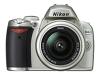 Nikon D40 - Digital camera - SLR - 6.1 Mpix - body only - supported memory: MMC, SD, SDHC - silver