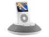 JBL On Stage Micro - Portable speakers with digital player dock for iPod - 60 Watt (Total) - white