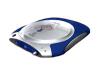 Iomega Predator - Disk drive - CD-RW - 4x4x6x - USB - external - blue, silver