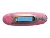 Sweex Pretty Pink MP3 Player - Digital player - flash 1 GB - WMA, MP3 - pink