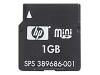 HP - Flash memory card - 1 GB - miniSD