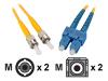 AESP Signamax - Patch cable - SC single mode  (M) - ST single mode (M) - 1 m - fiber optic - 9 / 125 micron