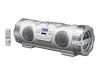 JVC RV-NB20W - Boombox - radio / CD / MP3 - white