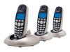 Belgacom Twist 387 Trio - Cordless phone w/ caller ID - DECT\GAP + 2 additional handset(s)