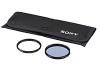 Sony VF 58PK - Filter kit - polariser / protection - blue - 58 mm