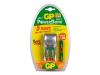 GP Mini PowerBank Quick Promotion Pack - Battery charger 2xAA/AAA - included batteries: 4 x AA / AAA NiMH