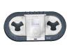 Hercules i-XPS 120 - Portable speakers with digital player dock for iPod - 12 Watt (Total)