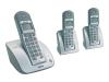 Philips CD1353S - Cordless phone w/ call waiting caller ID & answering system - DECT\GAP + 2 additional handset(s)
