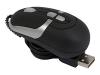 Targus Retractable Stow-N-Go Laser Ultra-Portable Mouse - Mouse - laser - wired - USB - black, silver