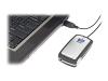 Targus USB Notebook Mouse Internet Phone - Mouse - optical - 3 button(s) - wired - USB - black, silver