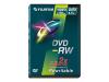 FUJIFILM - 5 x DVD-RW - 4.7 GB ( 120min ) 2x - DVD video box - storage media