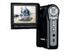 Toshiba Cam-ILEO - Camcorder with digital player / voice recorder - 5.2 Mpix - supported memory: MMC, SD - flash card