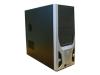 AOpen ES 45C - Mid tower - ATX - power supply 350 Watt ( ATX12V 2.0 ) - black, silver - USB/Audio