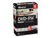 Memorex - 5 x DVD-RW - 4.7 GB ( 120min ) 2x - DVD video box - storage media