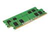 Kingston - Memory - 4 GB ( 2 x 2 GB ) - DIMM 240-pin - DDR2 - 400 MHz / PC2-3200 - 1.8 V - registered - ECC