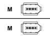 Belkin - IEEE 1394 cable - 6 PIN FireWire (F) - 6 PIN FireWire (F) - 4.3 m ( IEEE 1394 ) - molded - clear