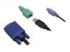 Avocent - Keyboard / video / mouse / USB cable kit - 1.8 m