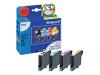 Pelikan Promo Pack P05 - Print cartridge ( replaces Epson T0551, Epson T0552, Epson T0553, Epson T0554 ) - 1 x black, yellow, cyan, magenta