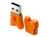 Kingston DataTraveler Mini Fun - USB flash drive - 256 MB - Hi-Speed USB - orange
