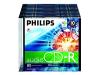 Philips CR7A0NS10 - 10 x CD-R - 700 MB ( 80min ) - slim jewel case - storage media