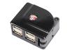 Targus Travel USB 2.0 4-Port Hub with Notebook Light - Hub - 4 ports - Hi-Speed USB