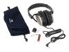 Targus Travel Ease Active Noise Cancellation Headphones - Headphones ( ear-cup ) - active noise cancelling - black, champagne