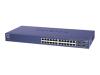NETGEAR ProSafe GS724TS 24 Port Gigabit Stackable Smart Switch - Switch - 24 ports - EN, Fast EN, Gigabit EN - 10Base-T, 100Base-TX, 1000Base-T + 4 x shared SFP (empty) - 1U   - stackable
