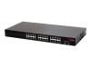 USRobotics Courier Gigabit Smart Switch USR997724 - Switch - 24 ports - EN, Fast EN, Gigabit EN - 10Base-T, 100Base-TX, 1000Base-T + 2x1000Base-T/SFP (mini-GBIC)(uplink) - 1U