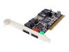 ST Lab A-223 - Storage controller (RAID) - 4 Channel - SATA-150 / eSATA - RAID 0, 1, 5, 0+1 - PCI