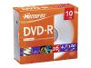 Memorex - 10 x DVD-R - 4.7 GB ( 120min ) 16x - slim jewel case - storage media