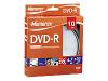 Memorex - 10 x DVD-R - 4.7 GB ( 120min ) 16x - spindle - storage media