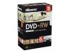 Memorex - 5 x DVD+RW - 4.7 GB ( 120min ) 1x - 4x - DVD video box - storage media