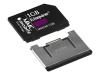 Kingston - Flash memory card ( MMC adapter included ) - 1 GB - MMCmobile