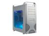 Chenbro PC61566 (Gaming Bomb II) - Mid tower - ATX - no power supply ( ATX12V ) - silver - USB/FireWire/Audio