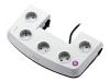 Trust Power Protector 530 - Surge suppressor - 5 Output Connector(s)