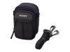 Sony LCS CSJ - Soft case for digital photo camera - polyamide - black