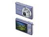 Casio EXILIM ZOOM EX-Z75 - Digital camera - compact - 7.2 Mpix - optical zoom: 3 x - supported memory: MMC, SD, SDHC - blue