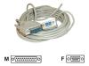 AESP - Serial cable - DB-25 (M) - DB-9 (F) - 5 m